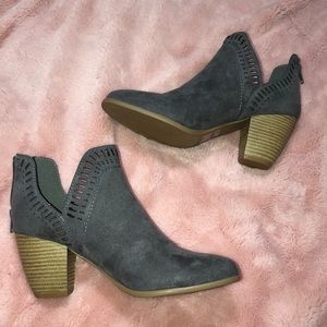 Charlotte Russe Blue Booties